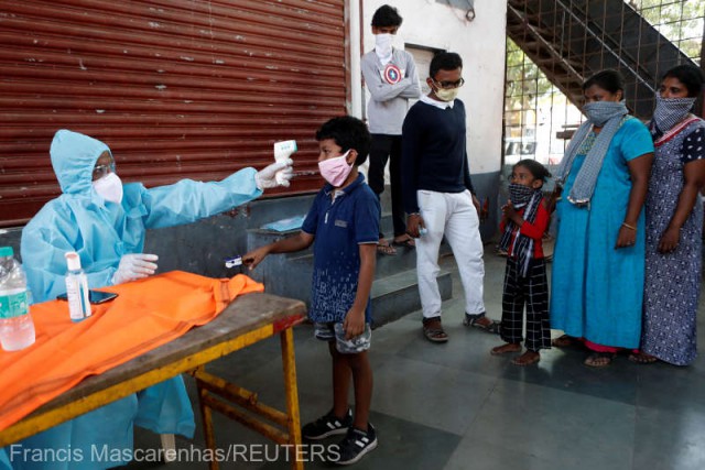 Coronavirus: India, pe locul al patrulea în clasamentul celor mai afectate ţări de COVID-19