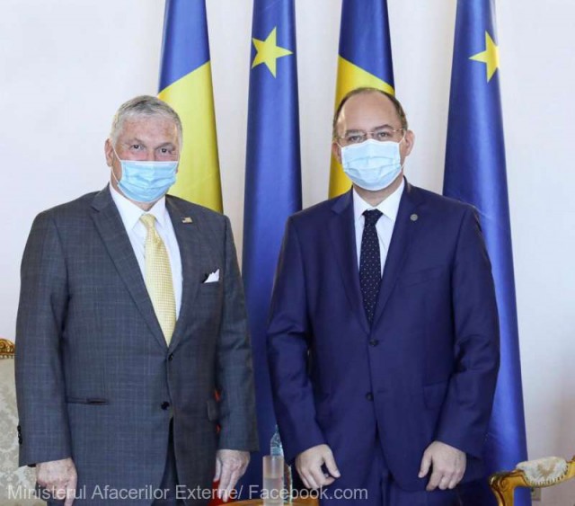 Aurescu a vorbit cu ambasadorul SUA despre cooperarea regională şi evoluţiile din zona Mării Negre
