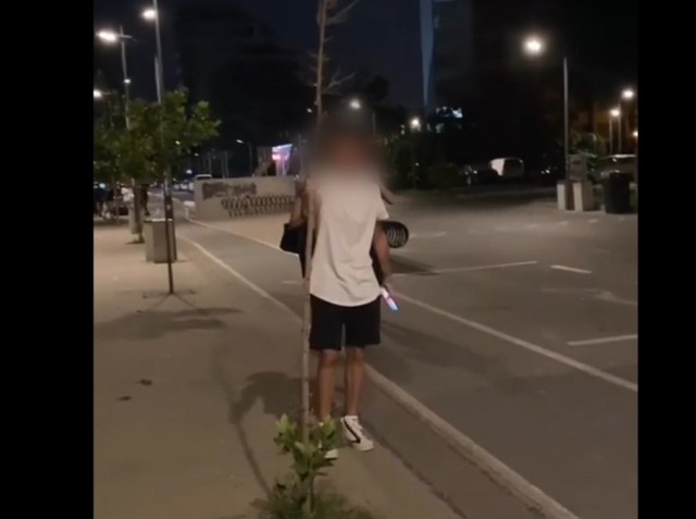 VIDEO! Un tânăr face CONCURENȚĂ Primăriei Constanța la DISTRUS copaci