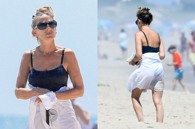 Sarah Jessica Parker a apărut în costum de baie, la plajă. Cum arată actriţa la 55 de ani