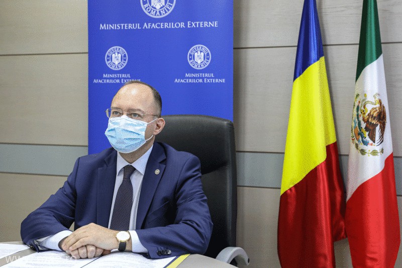 Ministrul Aurescu - la marcarea a 85 de ani de la stabilirea relaţiilor diplomatice dintre România şi Statele Unite Mexicane