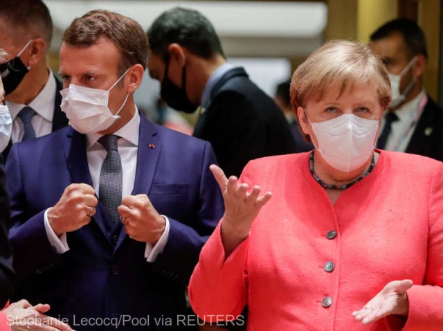 Merkel şi Macron, încrezători asupra unui compromis la summitul UE. Sassoli cere ca un acord să ţină cont de solicitările PE
