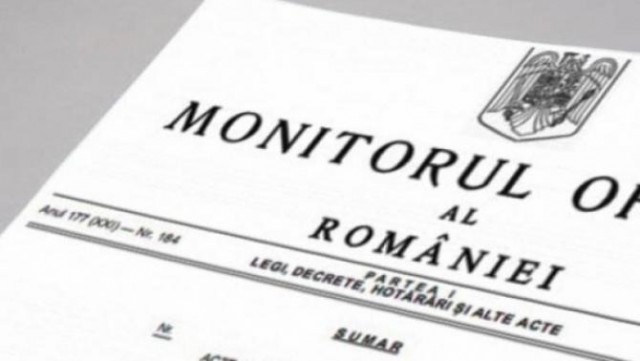 Ordonanţa privind eşalonarea datoriilor acumulate după declanşarea stării de urgenţă a fost publicată în Monitorul Oficial