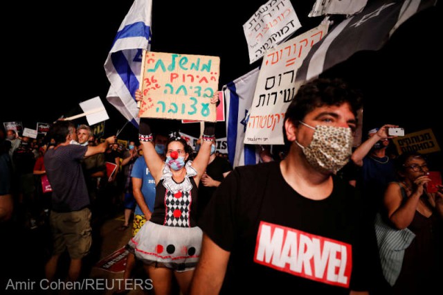 Israel: Manifestaţii împotriva guvernului şi corupţiei
