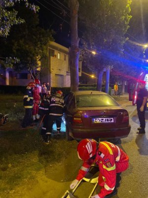 Accident rutier cu victimă încarcerată, în Mamaia