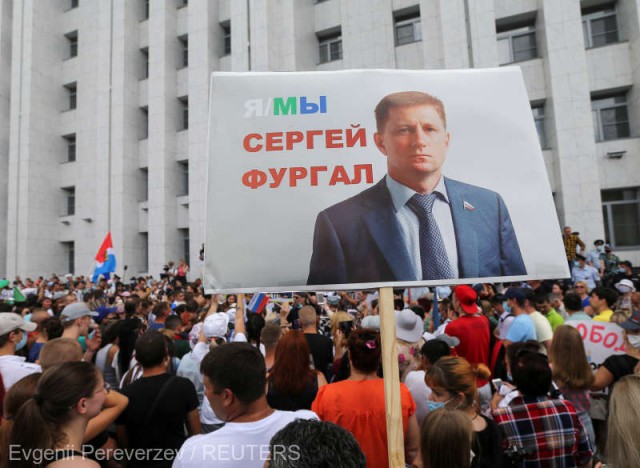 Manifestaţiile anti-Kremlin zguduie Extremul Orient rus