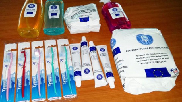 Ajutoarele cu produse de igienă, distribuite de Primăria Cernavodă