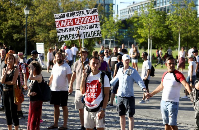Germania: Doar 9% din populaţie susţine protestele împotriva măsurilor guvernamentale de combatere a COVID-19