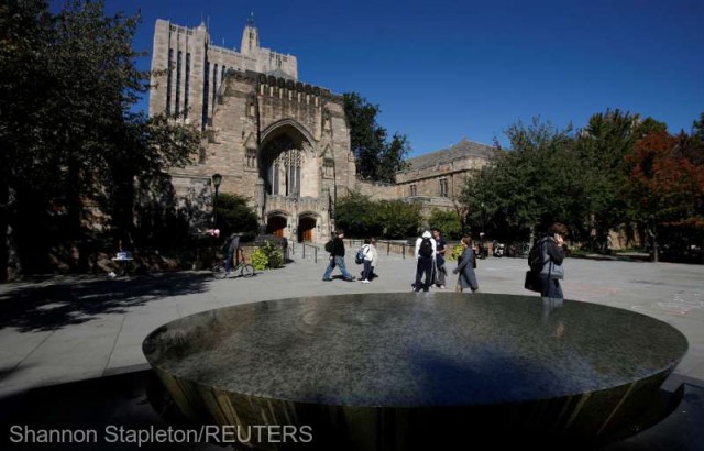 Guvernul american acuză Universitatea Yale de discriminare împotriva albilor şi asiaticilor