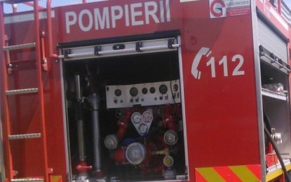 Un CAMION a luat FOC pe AUTOSTRADA A2
