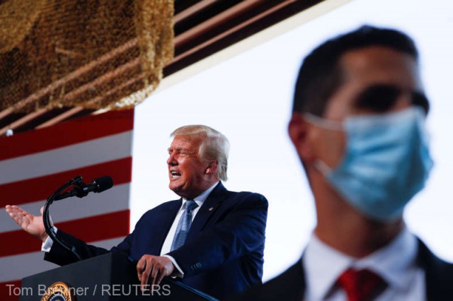 SUA: Trump recunoaşte pentru prima oară că rezultatul alegerilor prezidenţiale din noiembrie „va fi strâns“