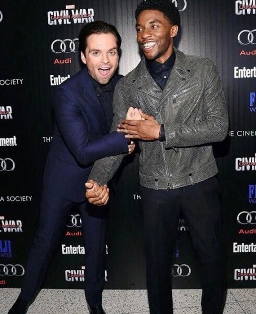 Reacția românului Sebastian Stan, după moartea lui Chadwick Boseman. Au jucat împreună în „Black Panther“