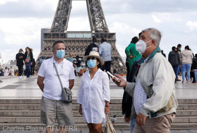 Coronavirus: Franţa a înregistrat 5.453 de cazuri noi în 24 de ore. Ministerul Sănătăţii se declară „îngrijorat“