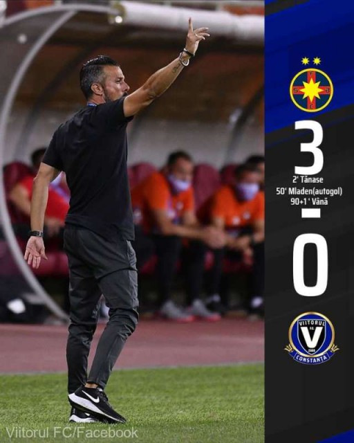 Fotbal - Liga I: FCSB - FC Viitorul 3-0