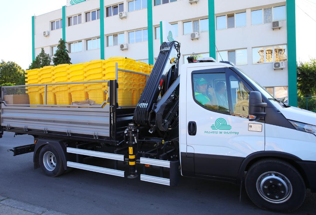 Primăria Constanţa distribuie, în continuare, pubele galbene Primăria Constanţa distribuie, în continuare, pubele galbene