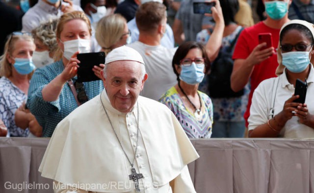 Papa Francisc a călătorit în afara Romei pentru prima dată de la izbucnirea epidemiei de coronavirus