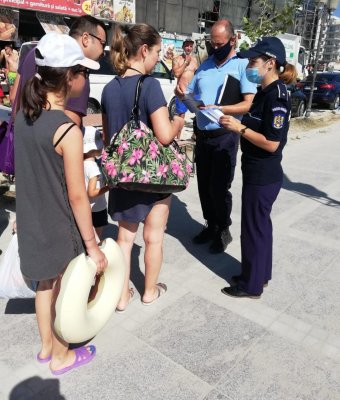 Acțiuni preventive desfășurate de polițiști, în Năvodari