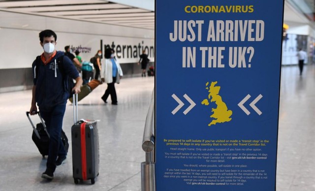 Coronavirus: Regatul Unit adaugă şapte insule greceşti pe lista carantinei