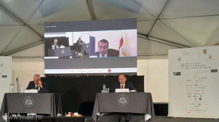MAE: Bogdan Aurescu a participat la a patra ediţie a Black Sea and Balkans Security Forum