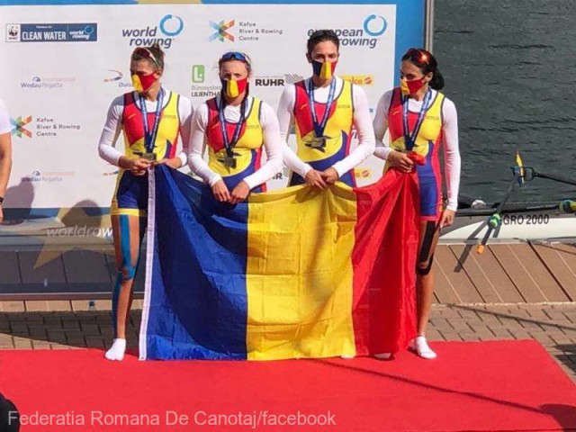 Canotaj: România a cucerit cinci medalii de aur la Europenele Under-23