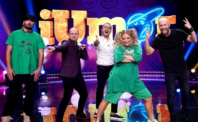 Imagini din timpul filmărilor pentru „iUmor”, noul sezon. Ce i-au făcut Delia și Mihai Bendeac lui Cheloo