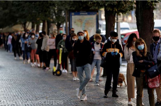 Coronavirus: Cehia înregistrează pentru prima dată peste 3.000 de cazuri zilnice de COVID-19
