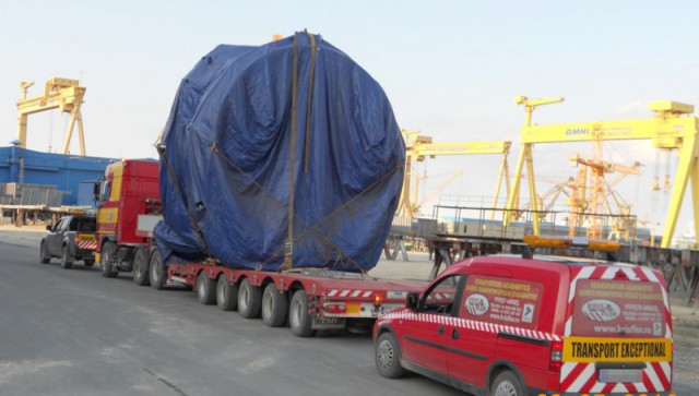 Atenție, șoferi! Transport agabaritic între Portul Agigea și Clucereasa