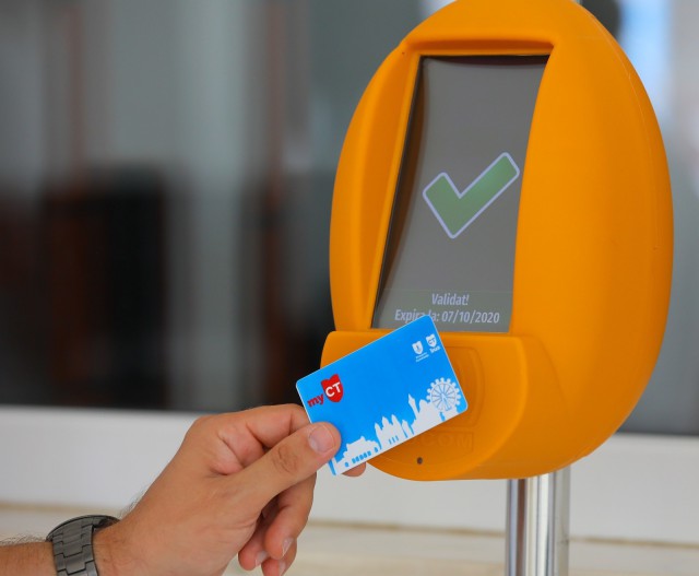 Orice călătorie cu CT BUS va putea fi achitată printr-un card contactless