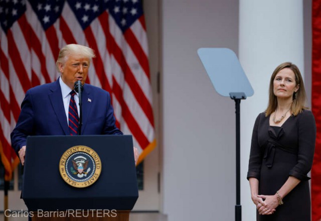 SUA: Trump a anunţat nominalizarea judecătoarei conservatoare Amy Coney Barrett la Curtea Supremă