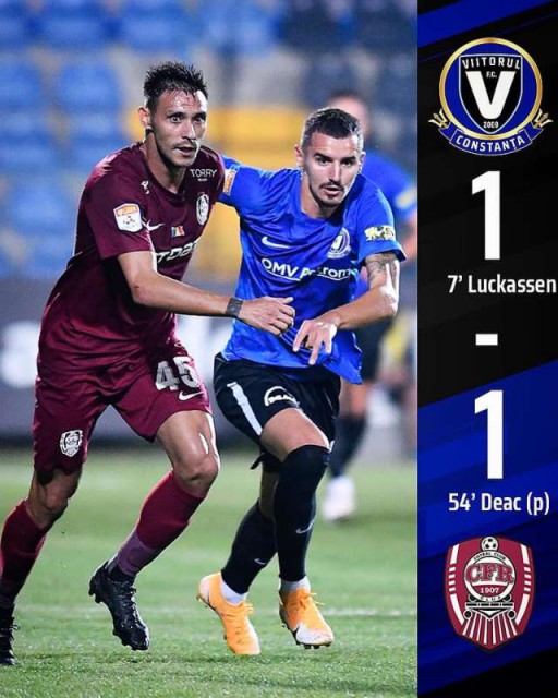 Academica Clinceni vs FC Viitorul 1-0 / Oaspeții au ratat un penalti; Gazdele, în inferioritate numerică din minutul 55