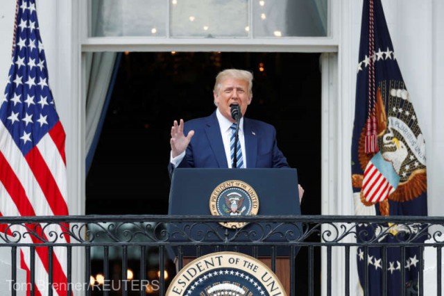 Trump, în prima sa apariţie la un eveniment public după ce s-a îmbolnăvit de COVID-19: „Mă simt grozav“