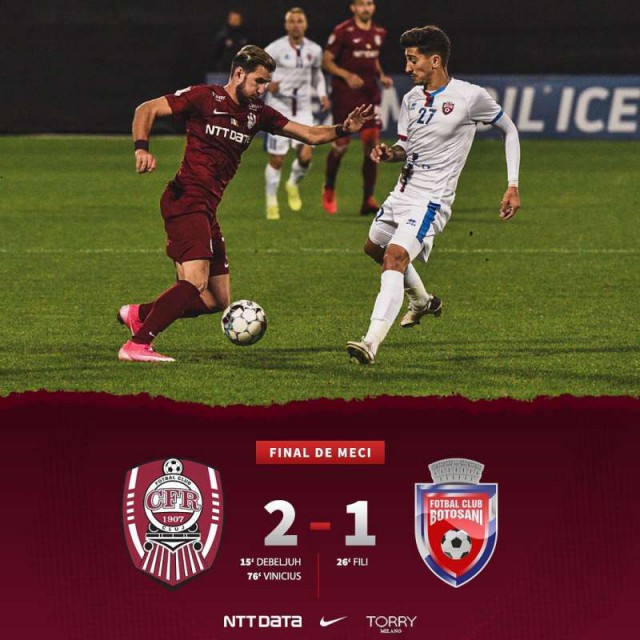 CFR Cluj - FC Botoşani 2-1