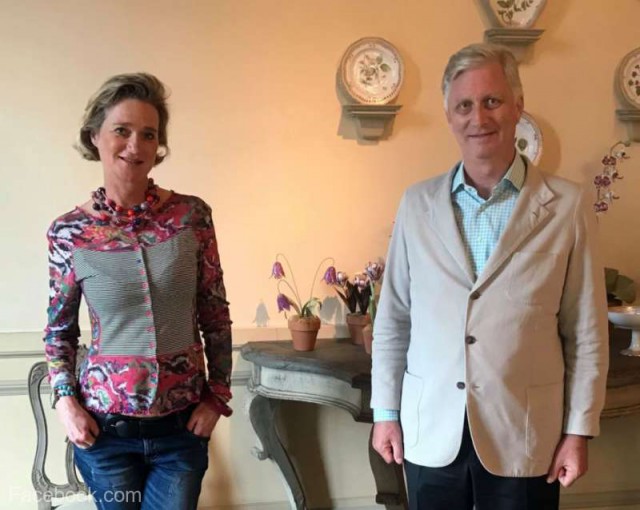 Regele Belgiei s-a întâlnit pentru prima dată cu sora lui vitregă, devenită prinţesă