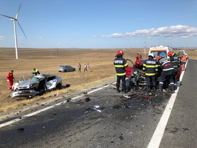 ACCIDENTE în LANȚ pe șoselele din CONSTANȚA