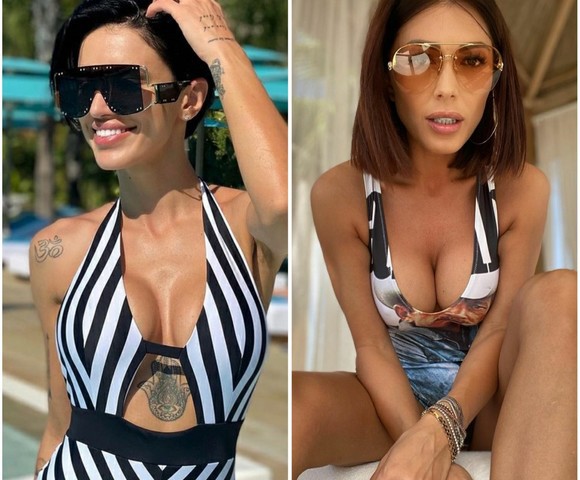 Mămicile sexy Adelina Pestrițu și Ilinca Vandici, la plajă cu soții și copiii, în Turcia