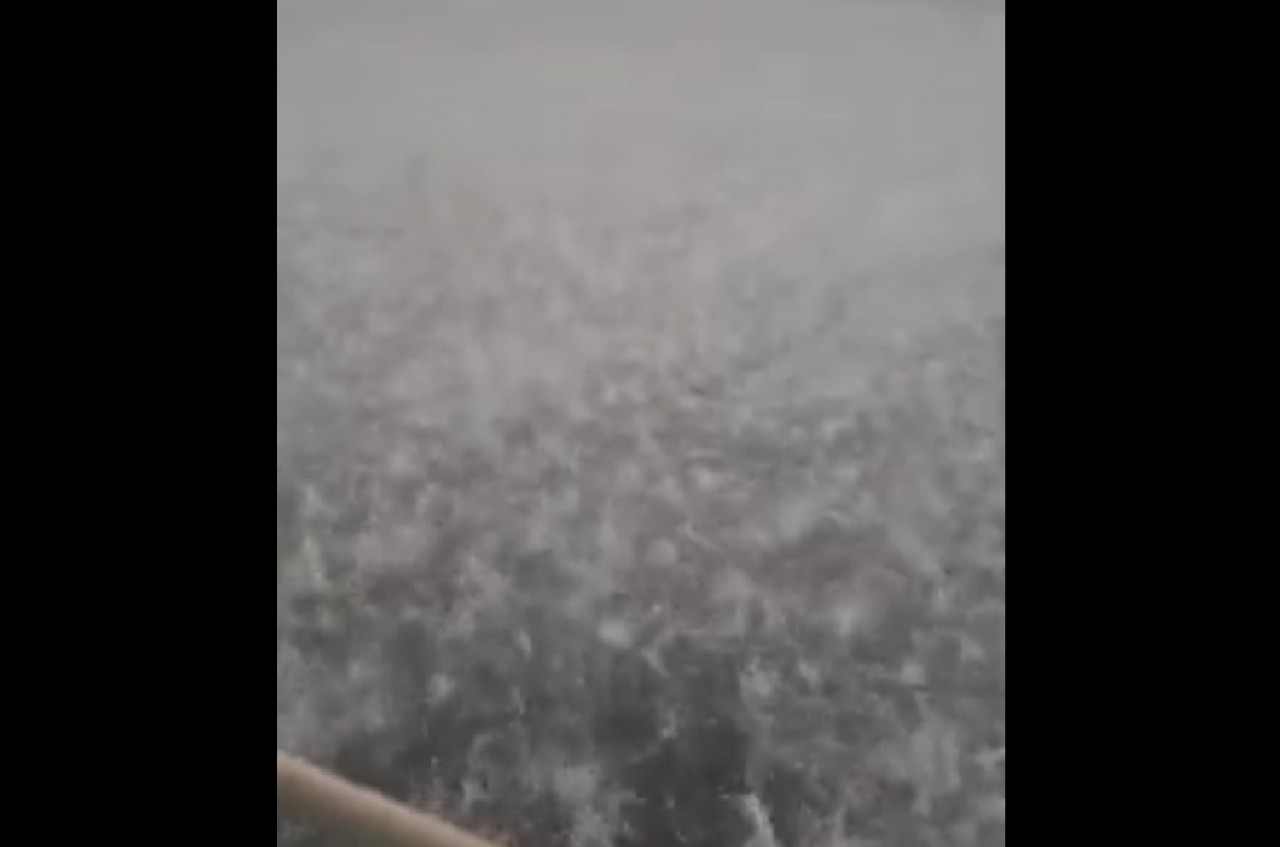 Furtună în Portul Midia. Video!