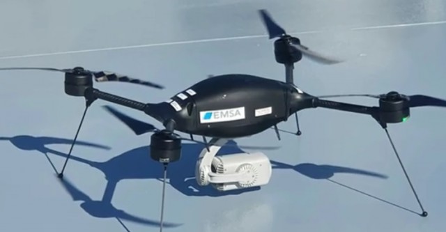Sistem RPAS furnizat de EMSA pentru supravegherea zonei de coastă de la Marea Neagră