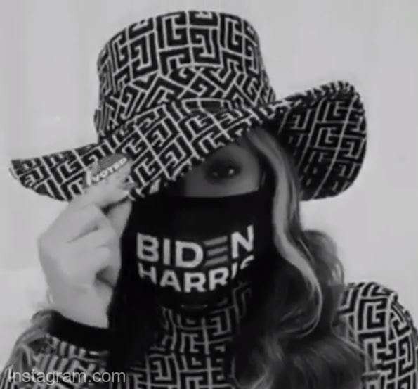 Beyoncé îşi exprimă sprijinul pentru Biden şi cere un ultim efort în Texasul natal