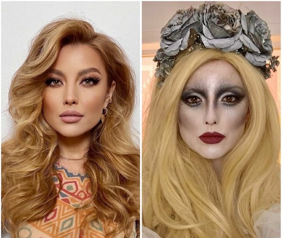 Cele mai şocante machiaje de Halloween. Antonia si Dorian Popa sunt de groază!