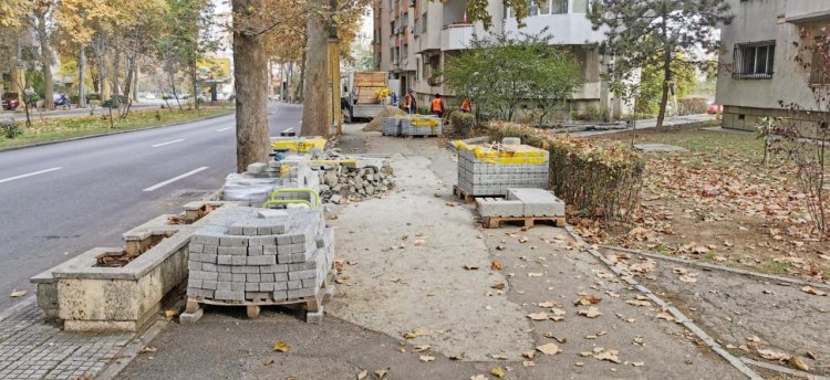 Infrastructură pietonală și rutieră, în curs de reabilitare în mai multe zone din Constanța