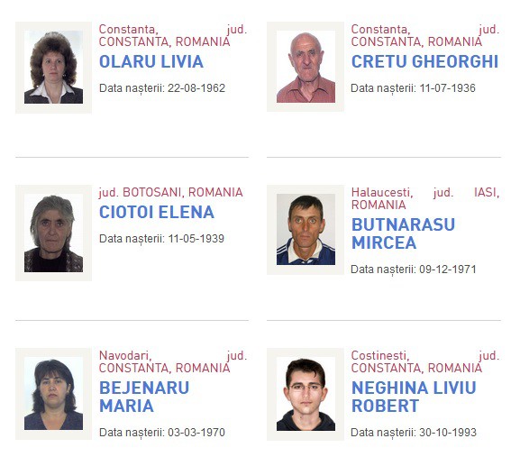 ZECI de constănţeni, DISPĂRUŢI fără URMĂ de mai mult timp