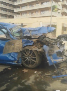 Accident rutier soldat cu o VICTIMĂ, în Mamaia Nord