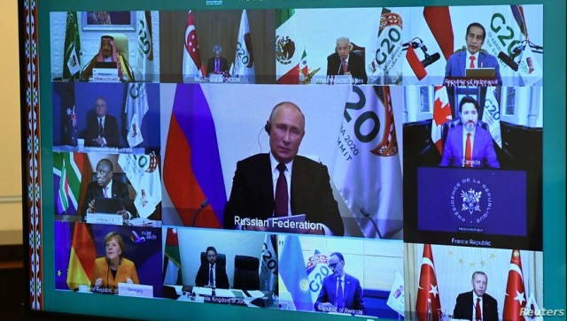 Coronavirus: Rusia este pregătită să furnizeze vaccinul său altor state, spune Putin la summitul G20