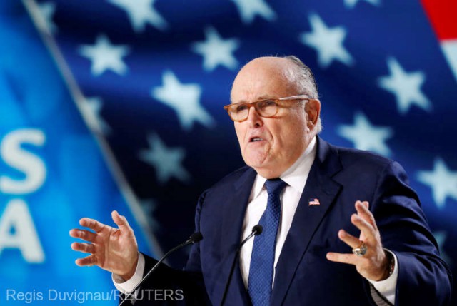 SUA: Avocatul personal al preşedintelui Trump, Rudy Giuliani, a fost testat pozitiv pentru COVID-19