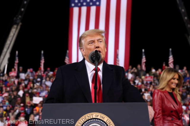 Alegeri SUA: Trump susţine că va câştiga, în primul său miting după prezidenţiale