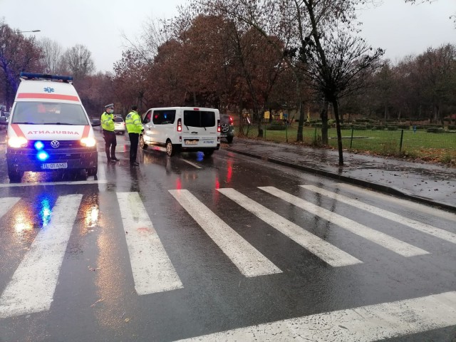 Accident rutier: un bărbat a fost rănit