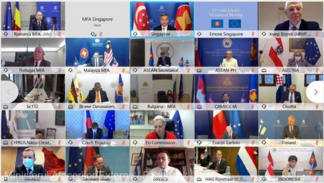 Ministrul Aurescu subliniază importanţa cooperării dintre UE şi statele membre ASEAN