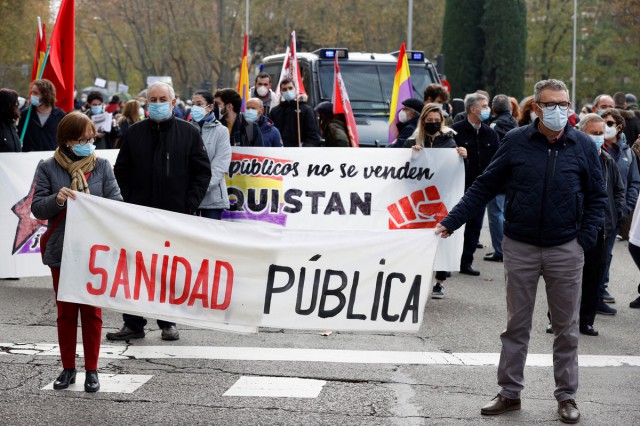 Spania: Mii de manifestanţi din sistemul de sănătate publică au protestat la Madrid