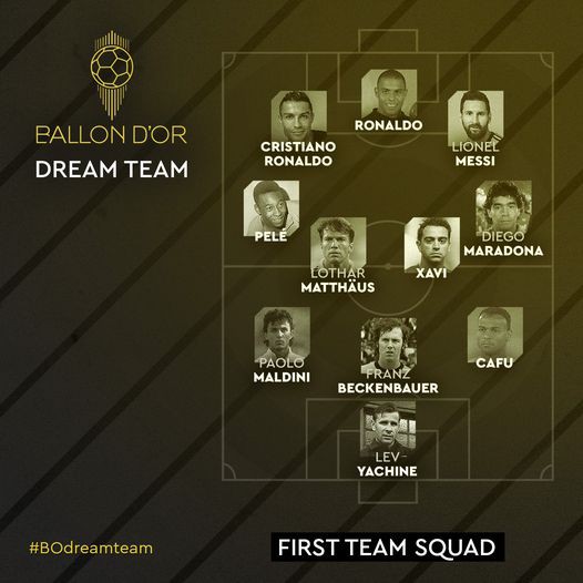 France Football: Cum arată cel mai bun 11 din toate timpurile - Atacul, format din Cristiano, Ronaldo și Messi