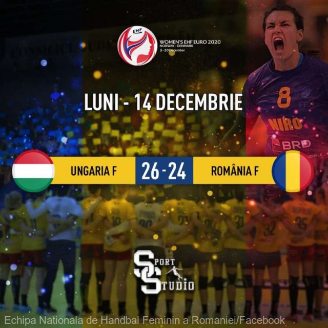Handbal feminin: România, învinsă şi de Ungaria, la EURO 2020